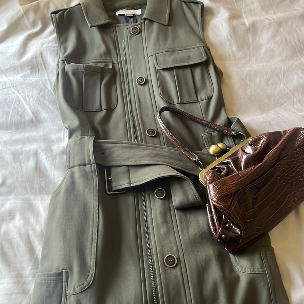 Army green dress